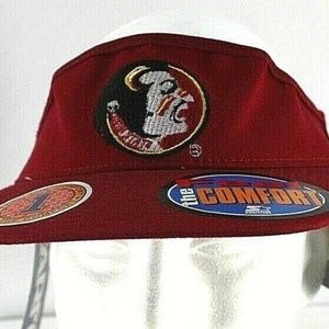 Florida State Seminole  Maroon Visor Stretch Fit